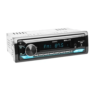 BDMRS1 Single DIN Bluetooth Car Stereo Receiver with Front/Rear - Bild 1 von 5