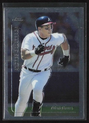 1999 Topps Chrome Andres Galarraga #2 Atlanta Braves - Image 1 of 2