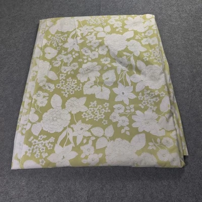 Hoja Plana Doble Vintage Wamsutta Ultracale Luz Salvia Floral Retro Flor 2 Tonos Foto 1 de 4