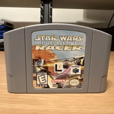 Star Wars Episode 1 Racer (Nintendo 64, 1999) Authentic Tested Cartridge - Image 1 of 2