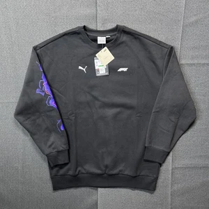Puma F1 Formel 1 Neon Energy Sweatshirt mit Rundhalsausschnitt Herren Größe Large neu mit Etikett - Bild 1 von 5