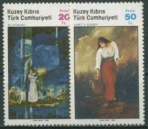 Türkisch-Zypern 1985 Kunst: Gemälde 170/71 postfrisch - Picture 1 of 1