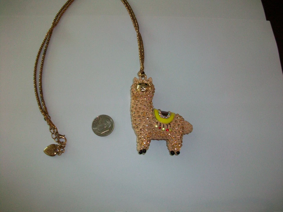 Collar de llama de cristal Betsey Johnson Foto 1 de 4