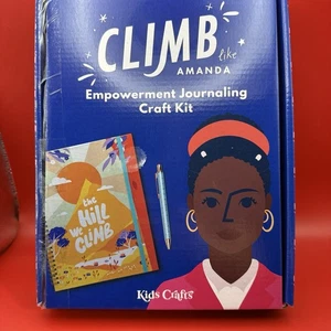 Kids Crafts-Climb Like Amanda, Empowerment Journaling Craft Kit, Kids 8+, NIB - Picture 1 of 2