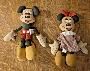 Vintage Mickey & Minnie Mouse Puppen Walt Disney Productions #0223-1902 - Bild 1 von 7
