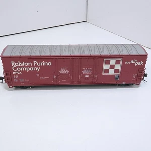 Athearn HO Ralston Purina RPCX 201 50ft Double-Plug Door Boxcar Modelleisenbahn - Bild 1 von 11
