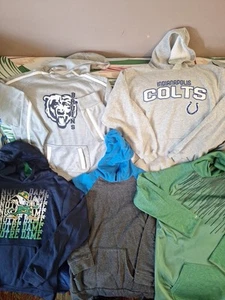 Lot Of 9 Hoodies. Youth LG & XL. Team Apparel/Augusta/Old Navy/Xersion & More - Picture 1 of 14