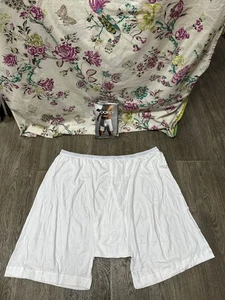 New Jockey White Midway Classic Traditional Briefs Y-front Y Front 60” Waist - Picture 1 of 6