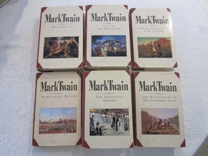Mark Twain - Lot of 6 Hardcover Books w/ Dust Jackets - Book of the Month Club - Picture 1 of 5