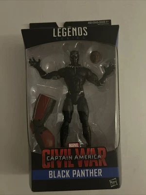 Figura Hasbro Marvel Legends Giant-Man Civil War Series Black Panther 6" Foto 1 de 4