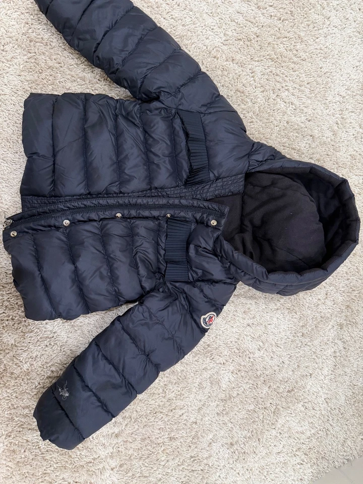 Куртка для девочки Moncler 3Y темно-синий - Изображение 1 из 4