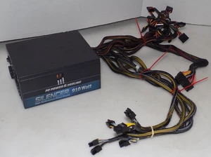 PC Power & Cooling Silencer 910 (PPCS910) 910W 80PLUS SILVER POWER SUPPLY -WORKS - Afbeelding 1 van 8