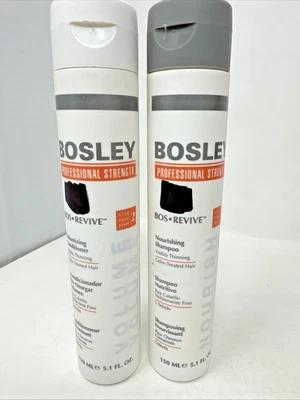 Bosley MD BOS Revive Color-Treated Hair Shampoo & Conditioner 5.1 Lot x 2 - Image 1 of 4