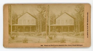 Stereoview Grant Cottage Amerikanischer Bürgerkrieg Präsident G Grant - Bild 1 von 2