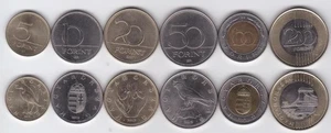 Ungarn - Satz 6 Münzen 5 10 20 50 100 200 Forint 2012 ss Lemberg-ZP - Bild 1 von 1
