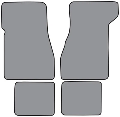 Alfombrilla para Chevrolet Malibu 1973 4 piezas (FM420F FM18R) 01 bucle negro Foto 1 de 4