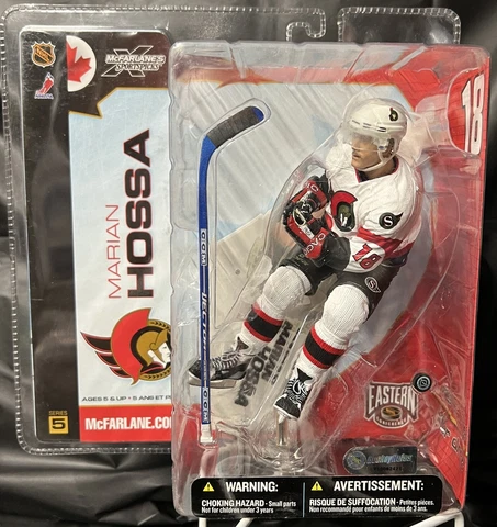Mcfarlane NHL Series 5 Action Figure "Marian Hossa" White Jersey [787926731224] Cover