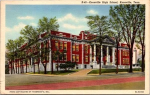 Postcard Knoxville High School Knoxville Tennessee TN - Picture 1 of 2