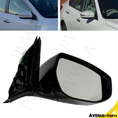 For Nissan Altima 2013-2018 Pearl White Painted Heated Siganal Light Mirror RH - Изображение 1 из 4