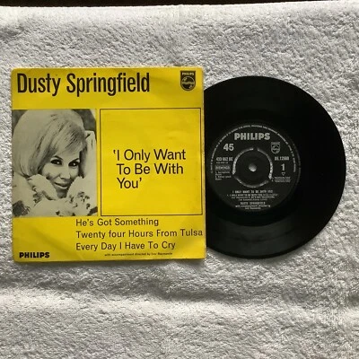 DUSTY SPRINGFIELD - i only want to be with you 7" 4 track ep 1960's Pop, Soul - Image 1 of 4