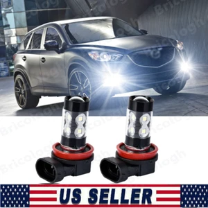 For Mazda CX-5 2013-2016 2x 6000K Front LED Fog Lights bulbs Headlight Kit - Picture 1 of 11