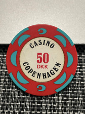 $50 CASINO COPENHAGEN DENMARK GAMBLING CASINO CHIP POKER CHIP