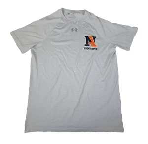 Camisa Under Armour HeatGear para mujer pequeña manga corta ajuste suelto suéter natación - Imagen 1 de 9