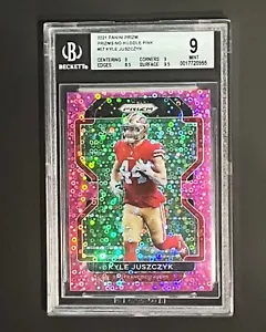 2021 Panini Prizm #57 Kyle Juszczyk BGS 9 Pink No Huddle 4/15 49ers - Picture 1 of 3