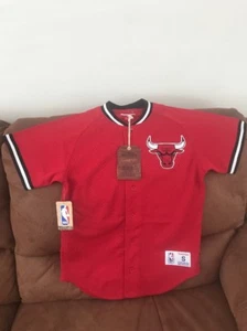 Mitchell&ness Chicago Bulls rot NBA Pro Netz Trikot Größe S Herren - Bild 1 von 9
