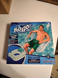 Bestway H2OGO! Floating Pool Chair Cup Holder & Adj Pillow Backrest Ages 12+ - Picture 1 of 2