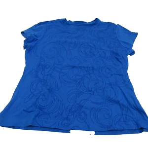 Top sportivo donna Fila Sport Activewear taglia XL manica corta blu - Foto 1 di 7