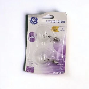 Crystal Clear Soft Eleasing Light 25 W 2 Bulbs (UNTESTED) - Picture 1 of 2