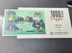 Lake Life Collage 1000 Piece Lantern Press Jigsaw Puzzle Brand New sealed - Picture 1 of 3