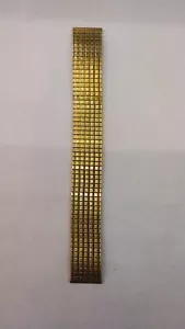 18mm Gold Stainless Steel Watch Strap Band Expand Stretch Expandable - Picture 1 of 2
