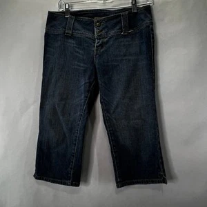 Vintage 80's Paris Blues Denim Bermuda Shorts Size 11  - Picture 1 of 5