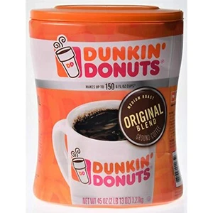 Dunkin' Donuts Original Blend Ground Coffee Medium Roast Net Wt (45 Oz), - Picture 1 of 4