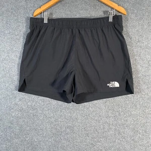 The North Face Shorts Womens Large Black Sweat Basketball Lined Outdoors Hiking - Picture 1 of 14