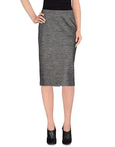 Pme Peserico Damen Midirock Grau Viskose - Bild 1 von 2