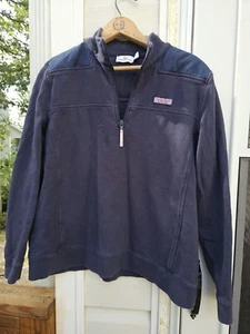 Vineyard Vines Martha’s Vineyard Girls Size XL Navy 1/4 Zip Pullover Sweater - Picture 1 of 7