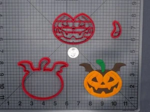 Halloween - Jack O Lantern Bat 266-F624 Cookie Cutter Set - Picture 1 of 2