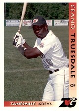 1996 Zanesville Greys Grandstand #19 Ceano Truesdale Lancaster South Carolina SC