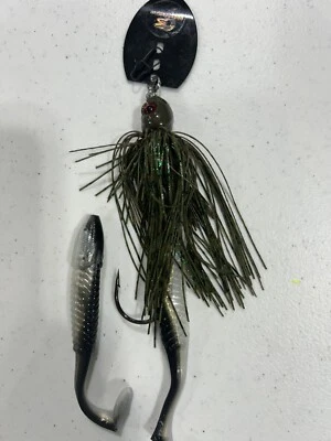 FISSHERMAN OF MEN musky muskie pike baits lures Jointer Intercessor Chatter Bait. Swim bait Body