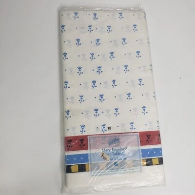 Vtg 1987 Mary Engelbreit Paper Table Cover 54x102" NOS New USA Made Sunrise - Image 1 of 3
