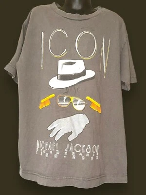 Camiseta ICON Michael Jackson Remembrance 1958-2009 niños talla M Foto 1 de 4