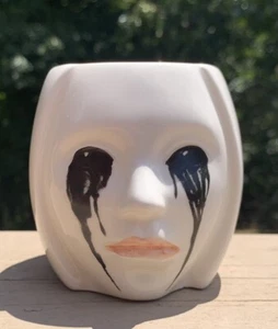 American Horror Story Ceramic Asylum Crying Nun Mug Pen Holder Flower Pot 3" - Picture 1 of 6