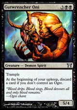 Gutwrencher Oni X4 FINE PLAYED Champions Of Kamigawa MTG Magic Black Uncommon