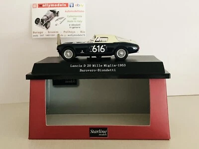 Lancia D 20 Mille Miglia 1953 Barovero Biondetti 616 Starline  1:43 Boxed. - Immagine 1 di 4