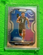 KRISTIAN FULTON PRIZM SILVER CHROME ROOKIE CARD TITANS 2020 PANINI PRIZM ROOKIE 