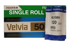 Fuji Professional VELVIA 50 SLIDE 120 Medium Format Film - Dated 06/25