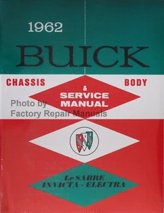 1962 Buick Electra Invicta LeSabre Factory Service Manual Shop Repair Reprint - Picture 1 of 2
